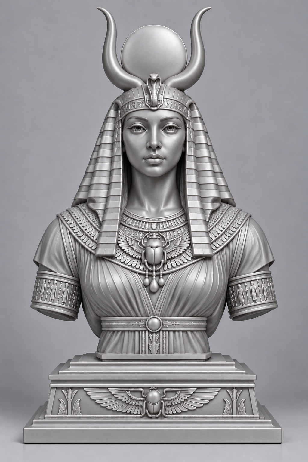 Buste d'Hathor imprimer en 3D