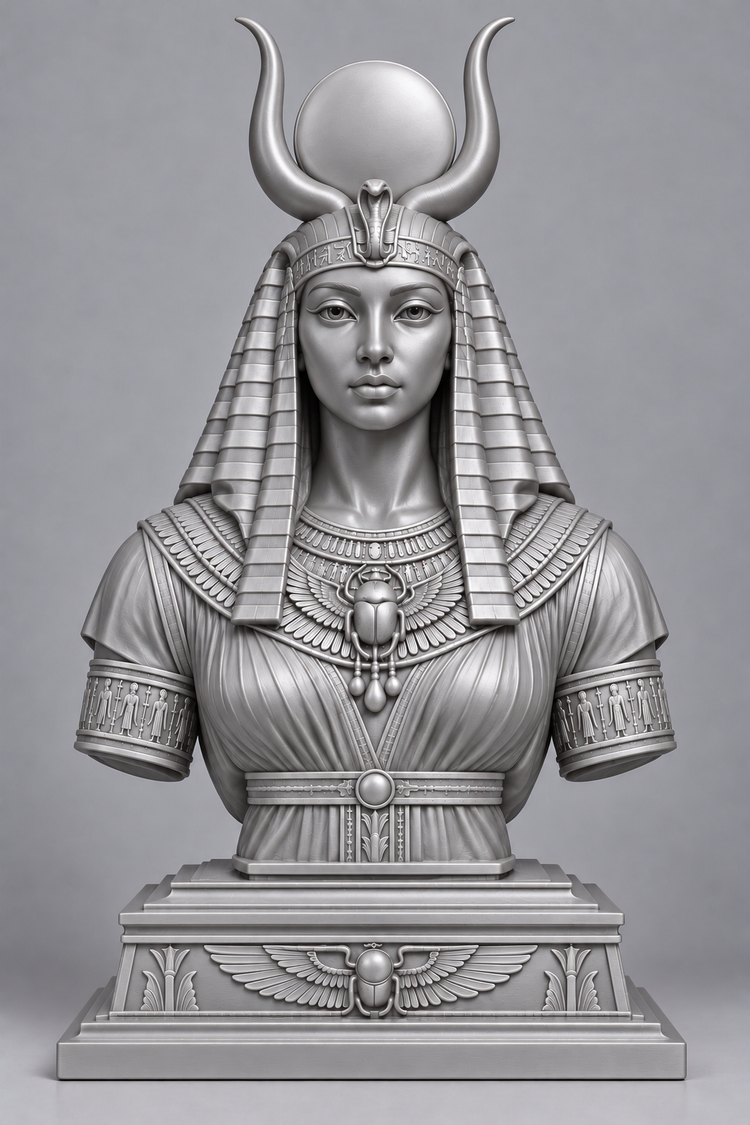 Buste d'Hathor imprimer en 3D