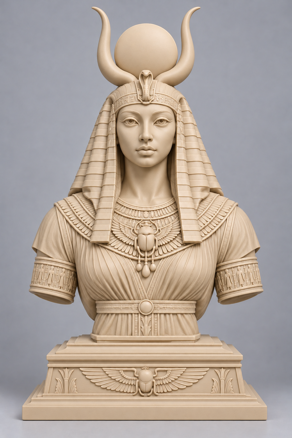 Buste d'Hathor imprimer en 3D