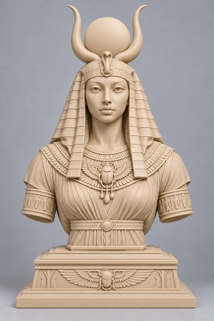Buste d'Hathor imprimer en 3D