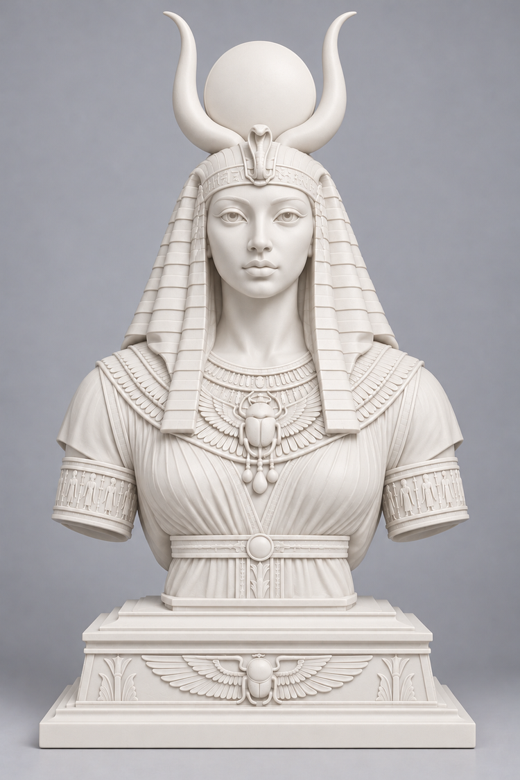 Buste d'Hathor imprimer en 3D