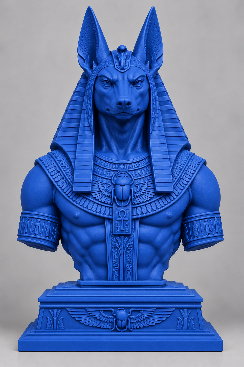 Buste d’Anubis sur socle imprimer en 3D