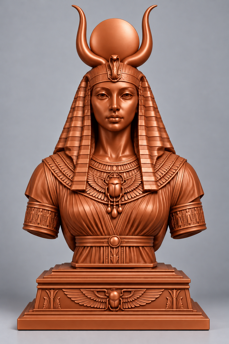 Buste d'Hathor imprimer en 3D