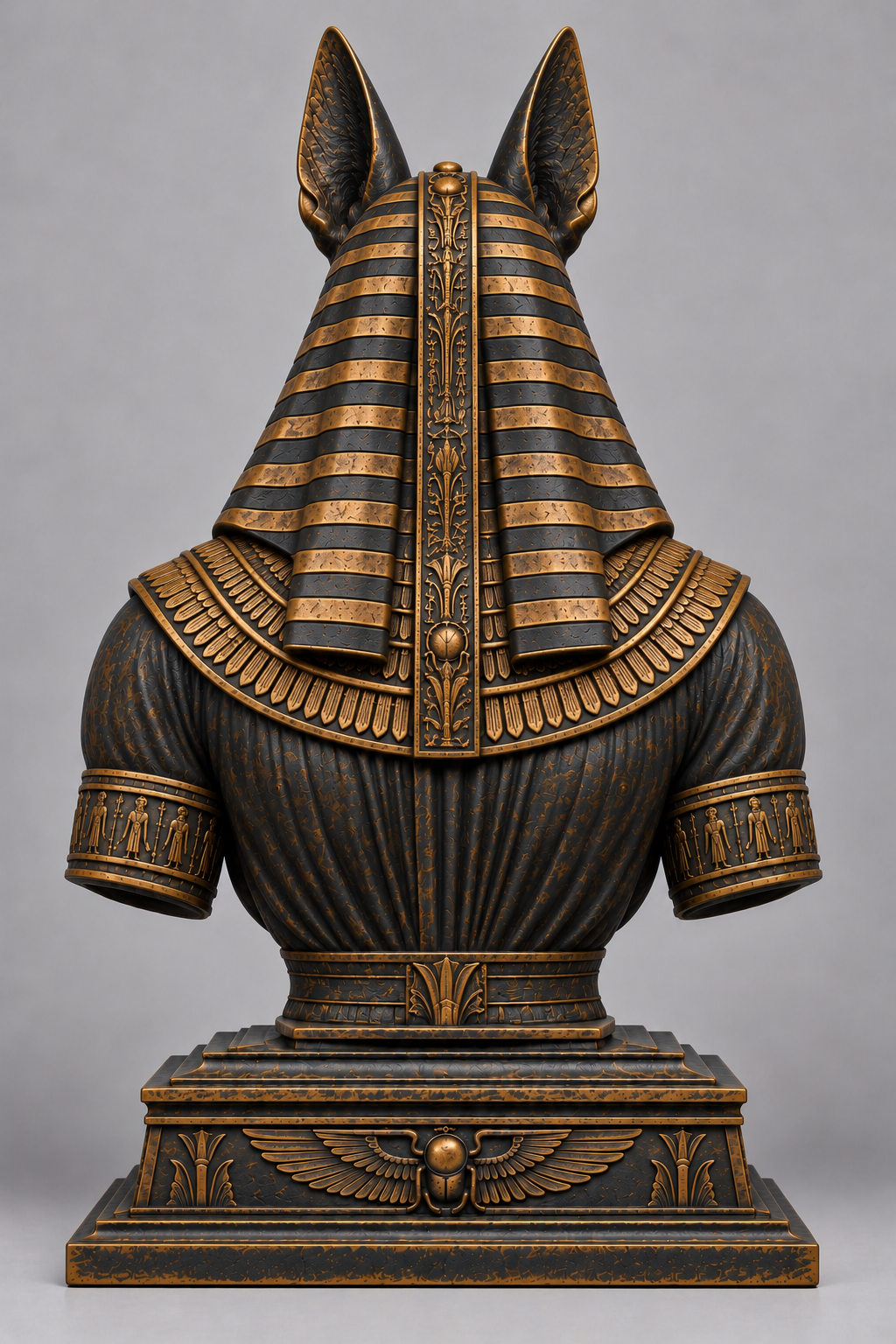 Buste de Bastet sur socle imprimer en 3D