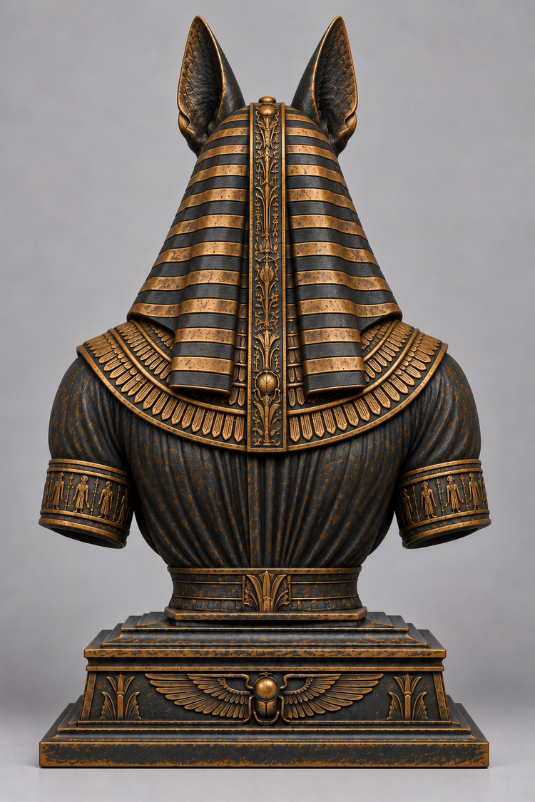 Buste de Bastet sur socle imprimer en 3D