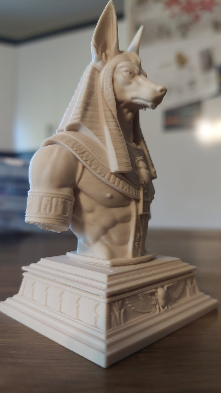Buste d’Anubis sur socle imprimer en 3D