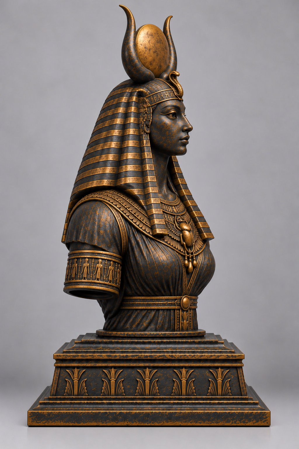 Buste d'Hathor imprimer en 3D