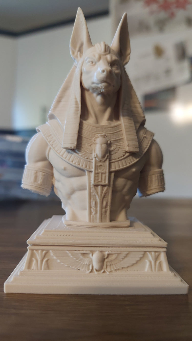 Buste d’Anubis sur socle imprimer en 3D