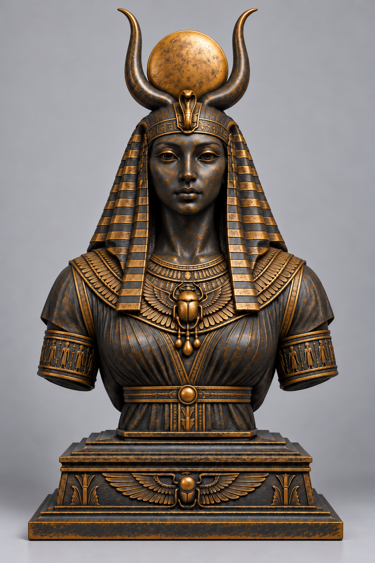 Buste d'Hathor imprimer en 3D