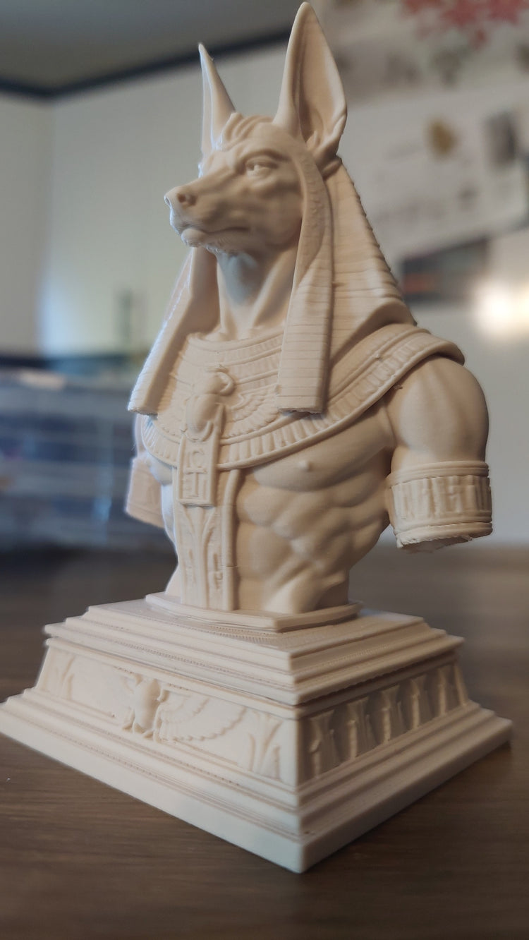 Buste d’Anubis sur socle imprimer en 3D