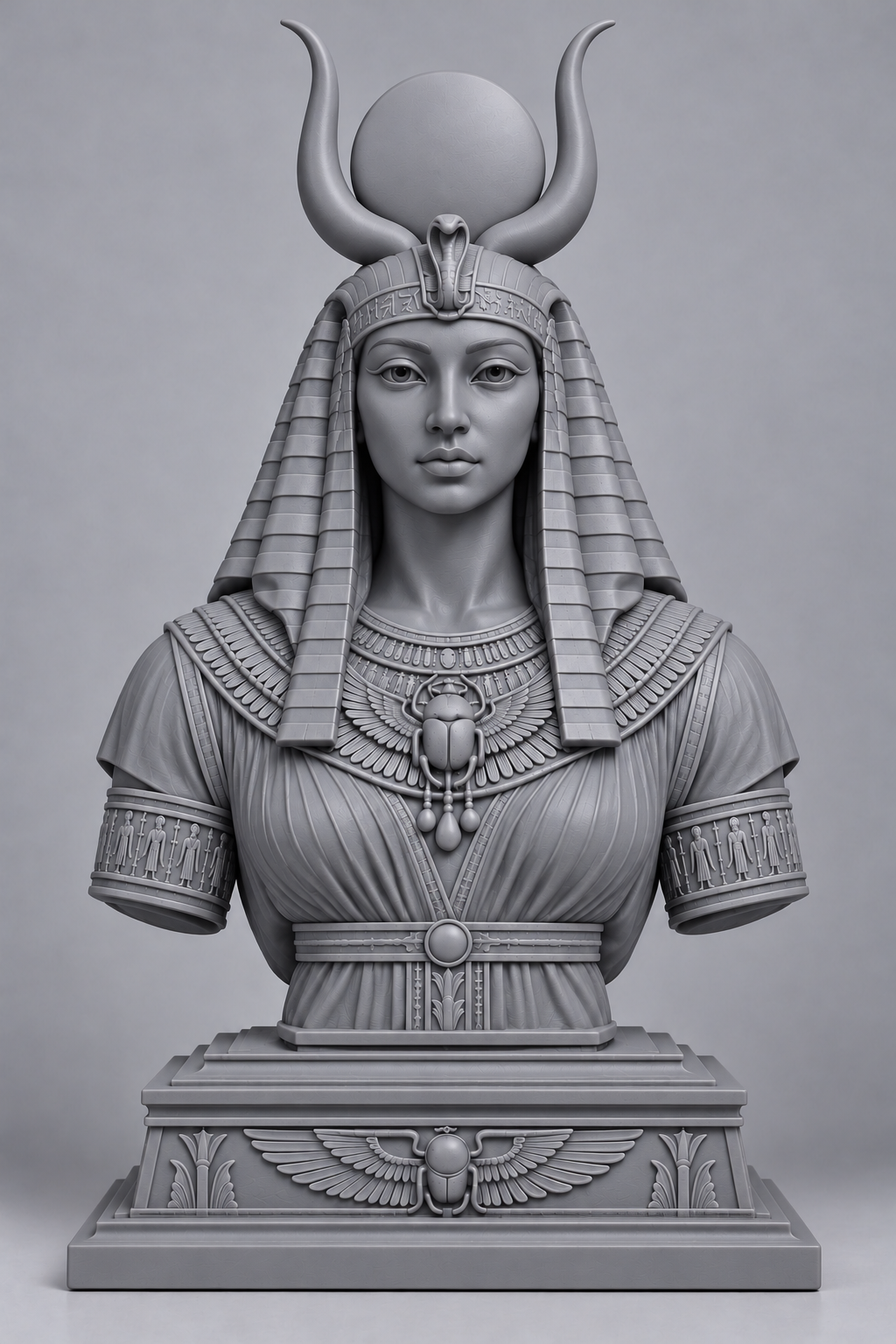 Buste d'Hathor imprimer en 3D