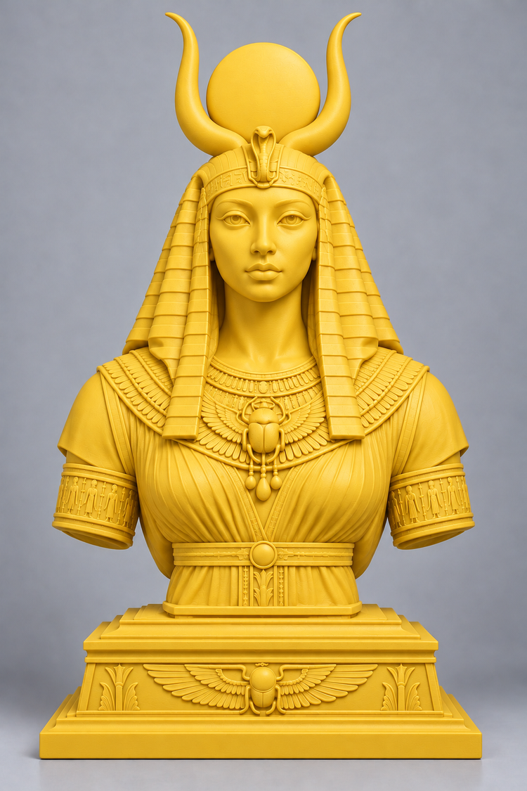 Buste d'Hathor imprimer en 3D