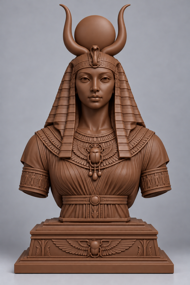 Buste d'Hathor imprimer en 3D