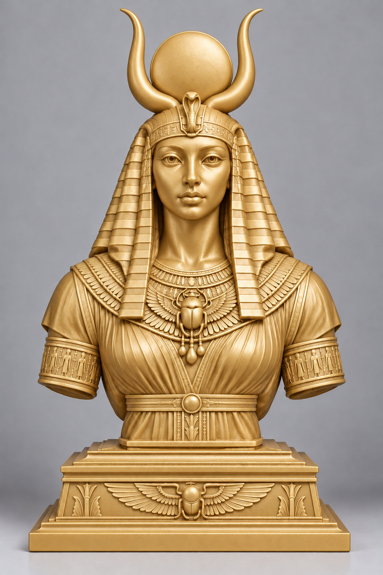 Buste d'Hathor imprimer en 3D