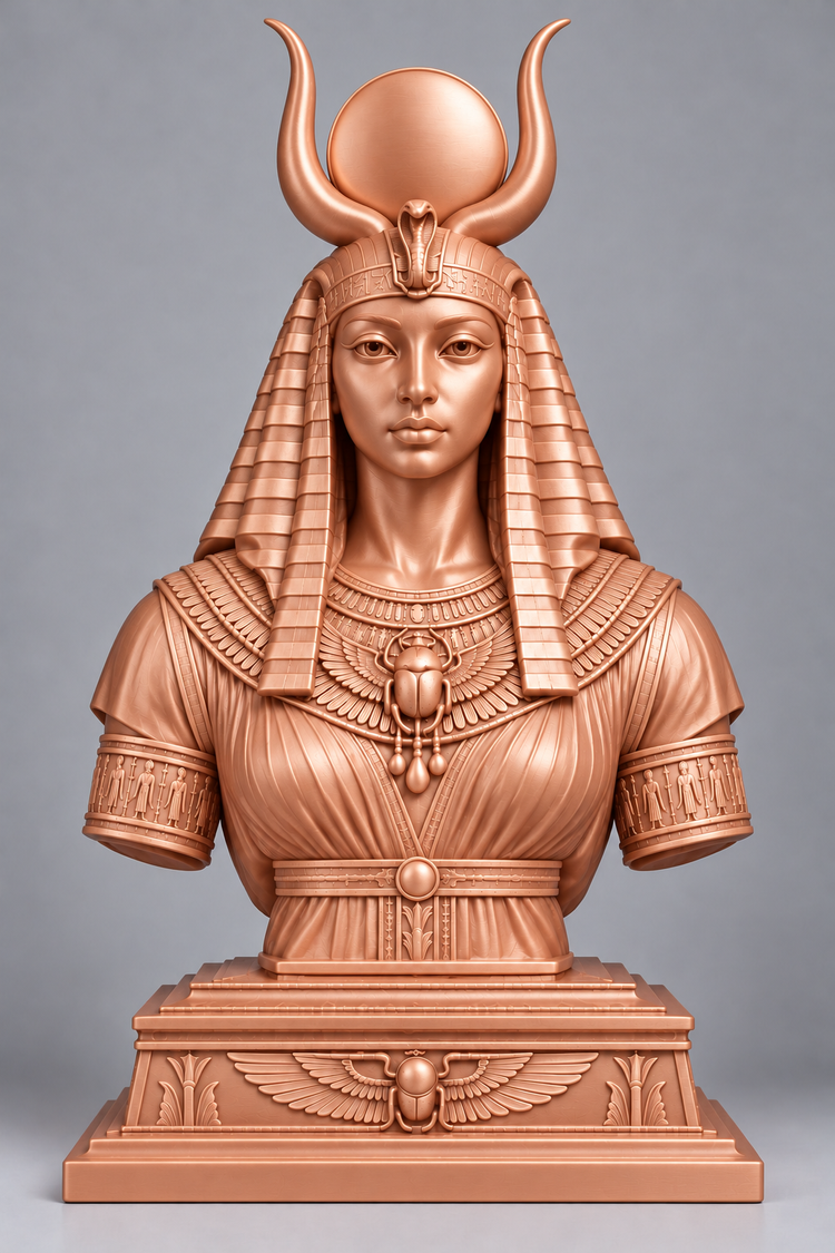 Buste d'Hathor imprimer en 3D