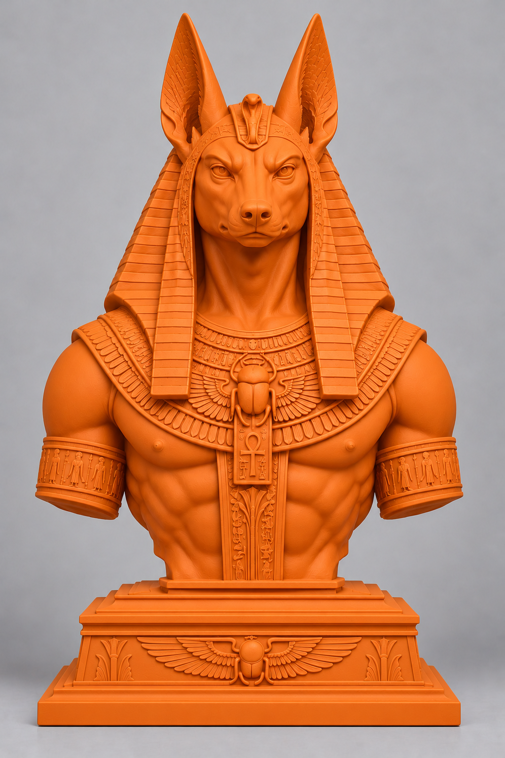Buste d’Anubis sur socle imprimer en 3D