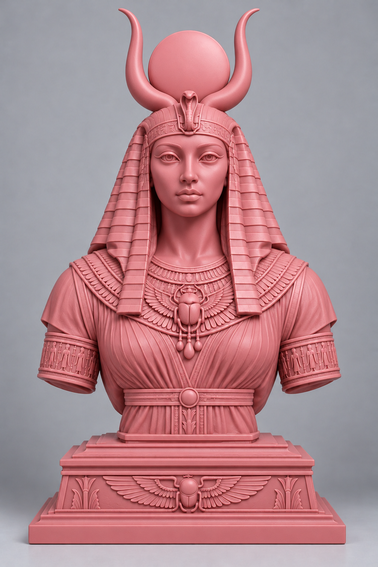 Buste d'Hathor imprimer en 3D
