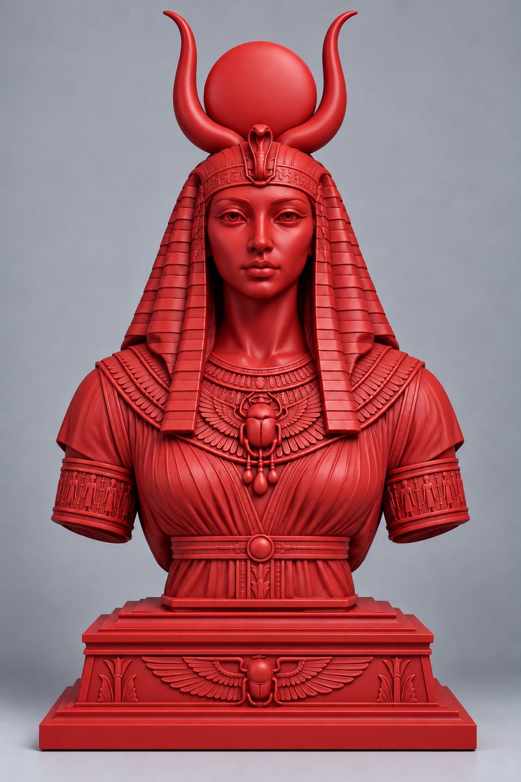 Buste d'Hathor imprimer en 3D